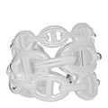 Sterling Silver GM Chaine d'Ancre Enchainee Band Ring 53 6.5