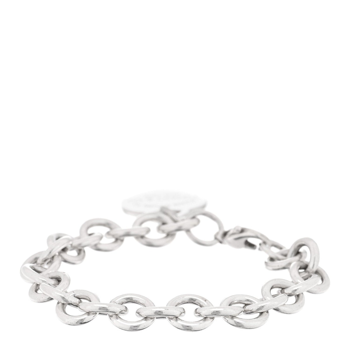 Sterling Silver Return to Tiffany Heart Tag Charm Bracelet