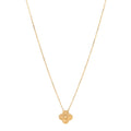18K Yellow Gold Vintage Alhambra Pendant Necklace