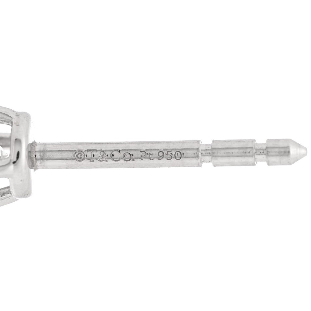Platinum Diamond .50ctw Solitaire Earrings
