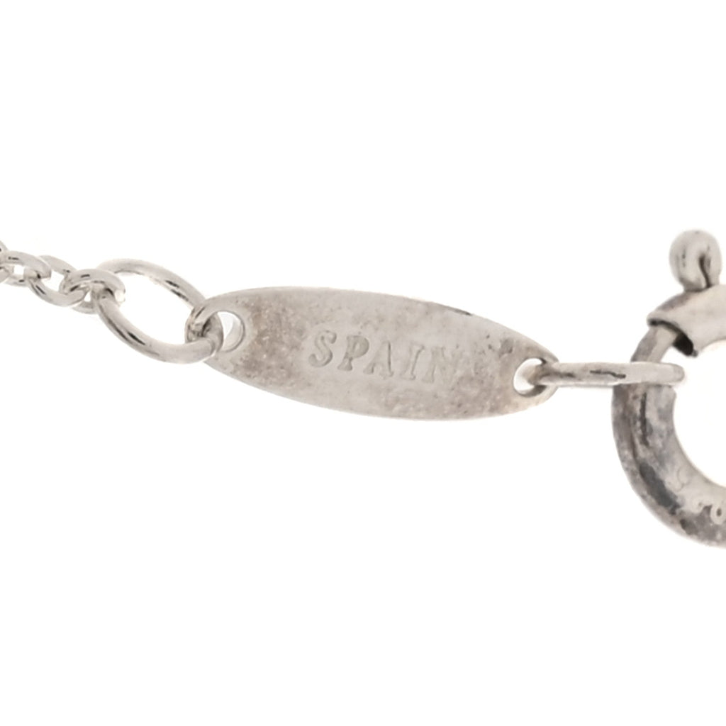 Sterling Silver Diamond .07ct Elsa Peretti Diamonds by the Yard Pendant Necklace