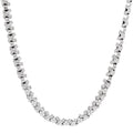 18K White Gold Diamond Signature X Necklace