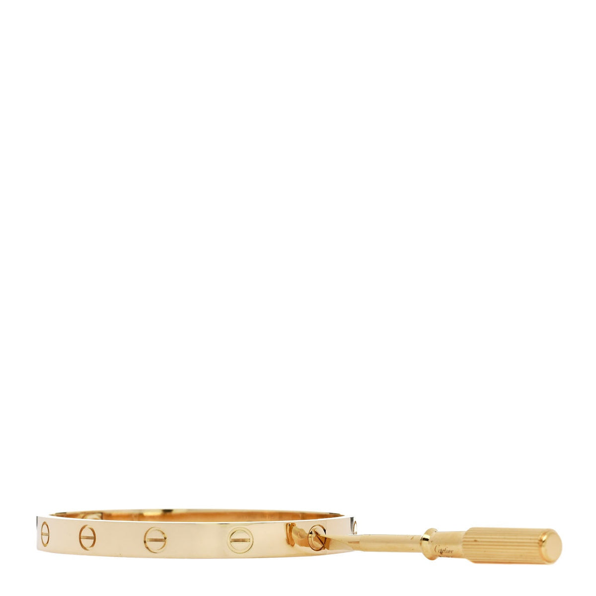 18K Yellow Gold LOVE Bracelet 17