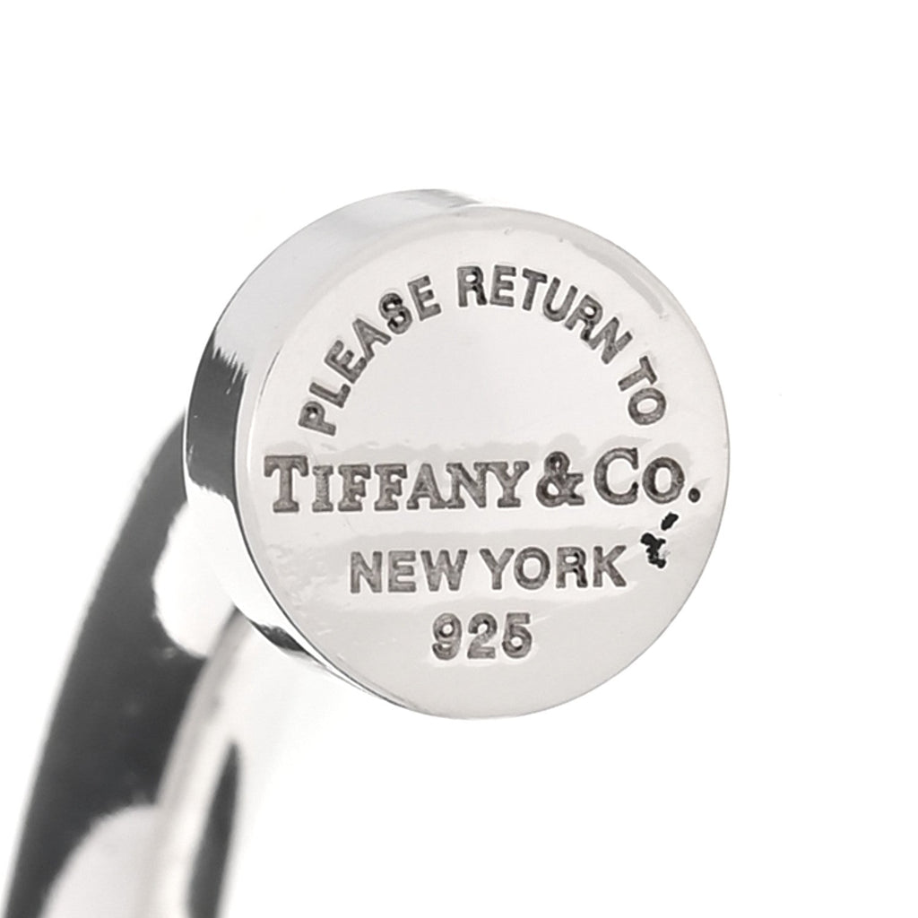 Sterling Silver Return to Tiffany Narrow Circle Edge Cuff Bracelet