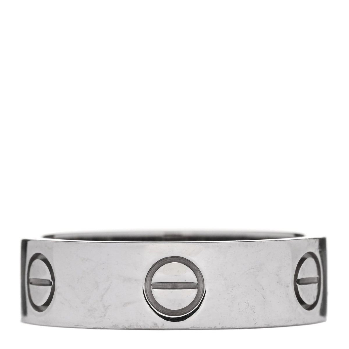 18K White Gold 5.5mm LOVE Ring 59 8.75