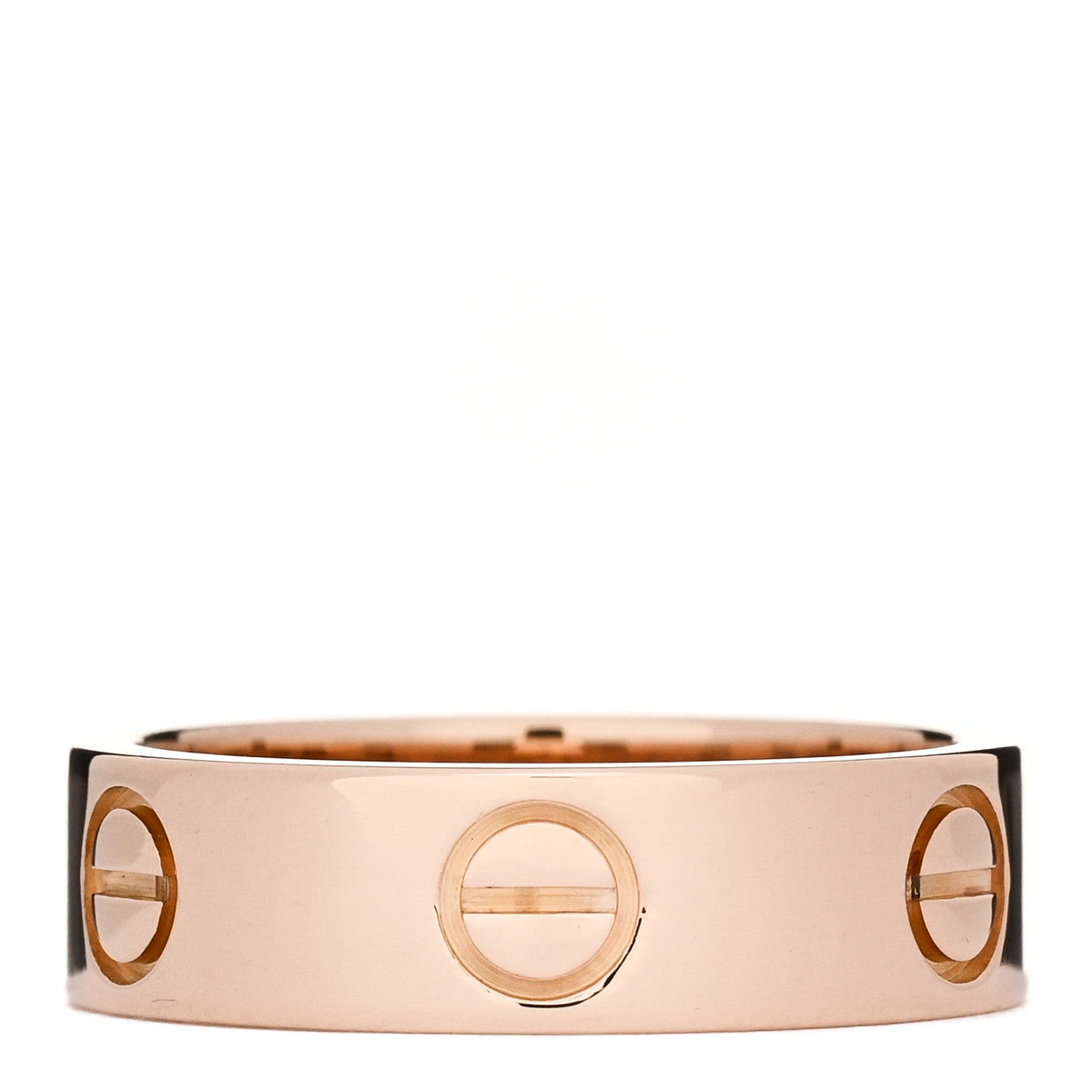 18K Pink Gold 5.5mm LOVE Ring 53 6.5