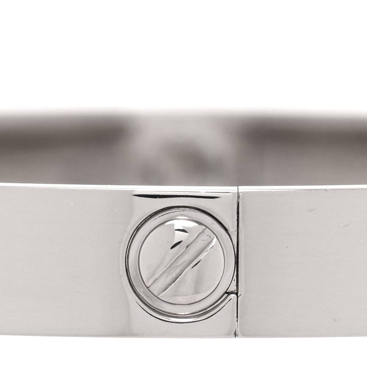 18K White Gold LOVE Bracelet 16