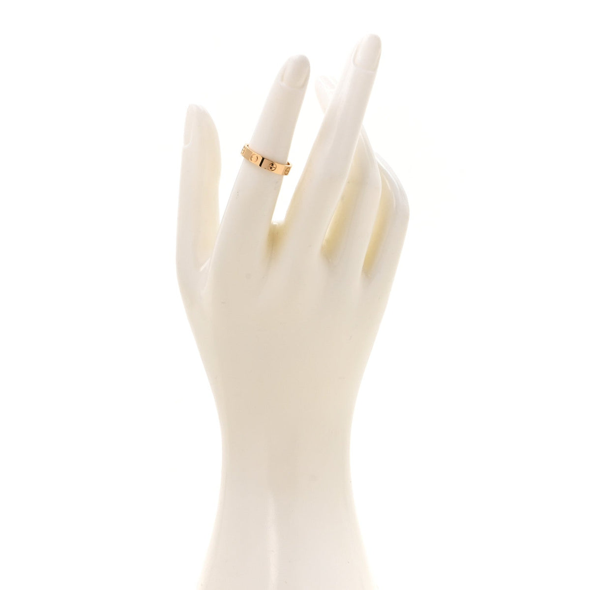 18K Yellow Gold 3.5mm LOVE Wedding Band Ring 51 5.75