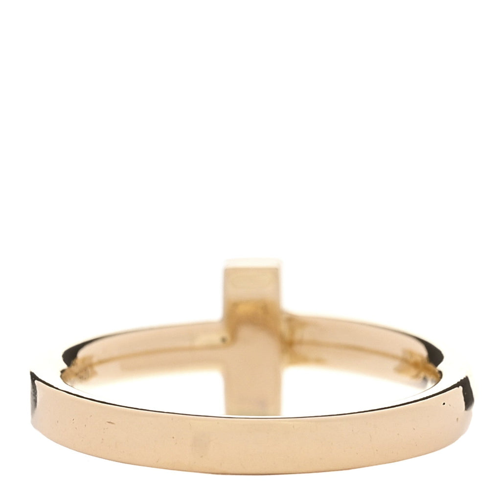 18K Yellow Gold T T1 Ring 49 5