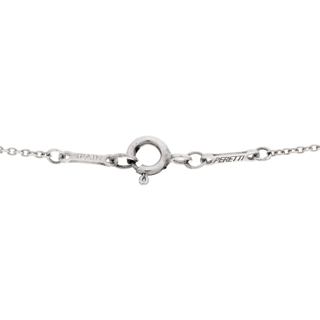 Sterling Silver 12mm Elsa Peretti Eternal Circle Pendant Necklace