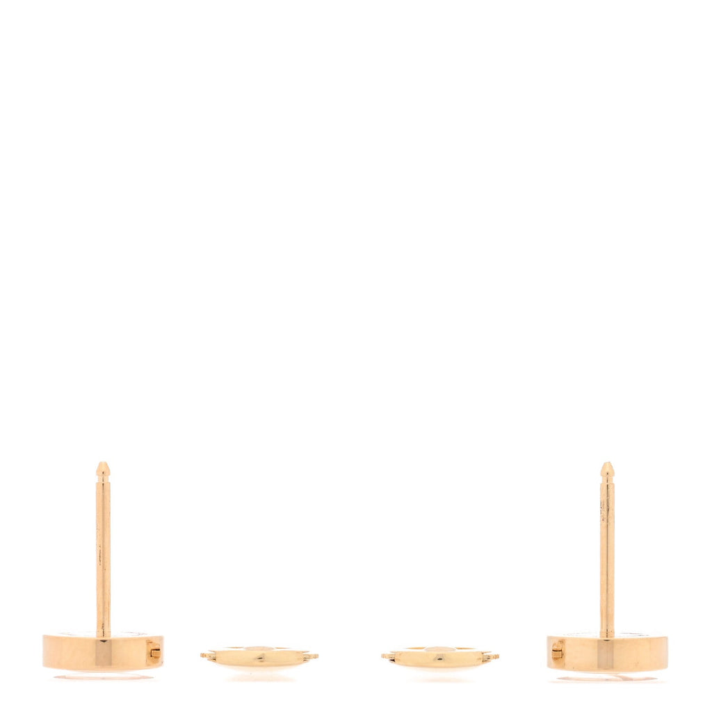 18K Yellow Gold LOVE Earrings