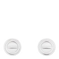 18K White Gold LOVE Earrings