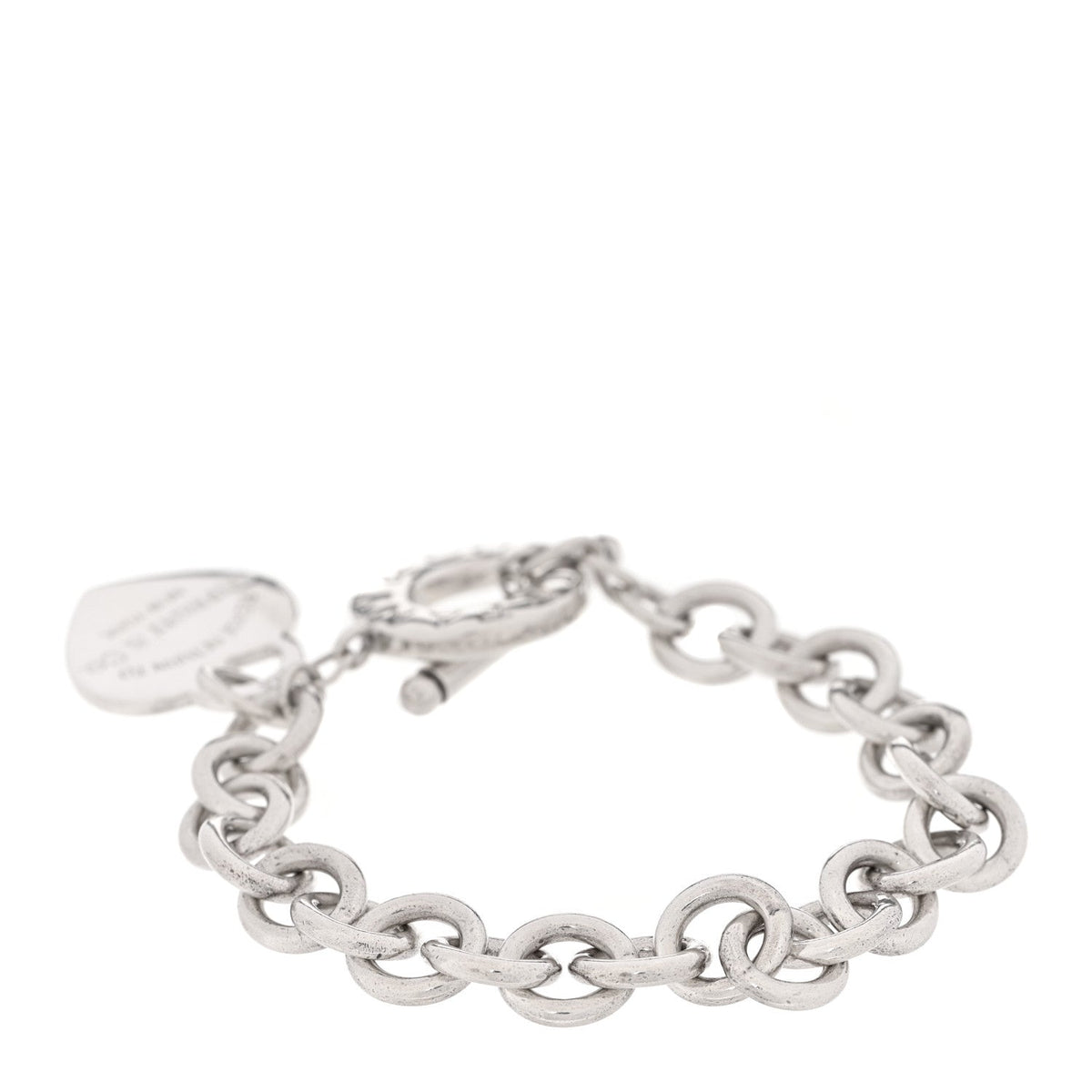 Sterling Silver Return To Tiffany Heart Tag Toggle Bracelet