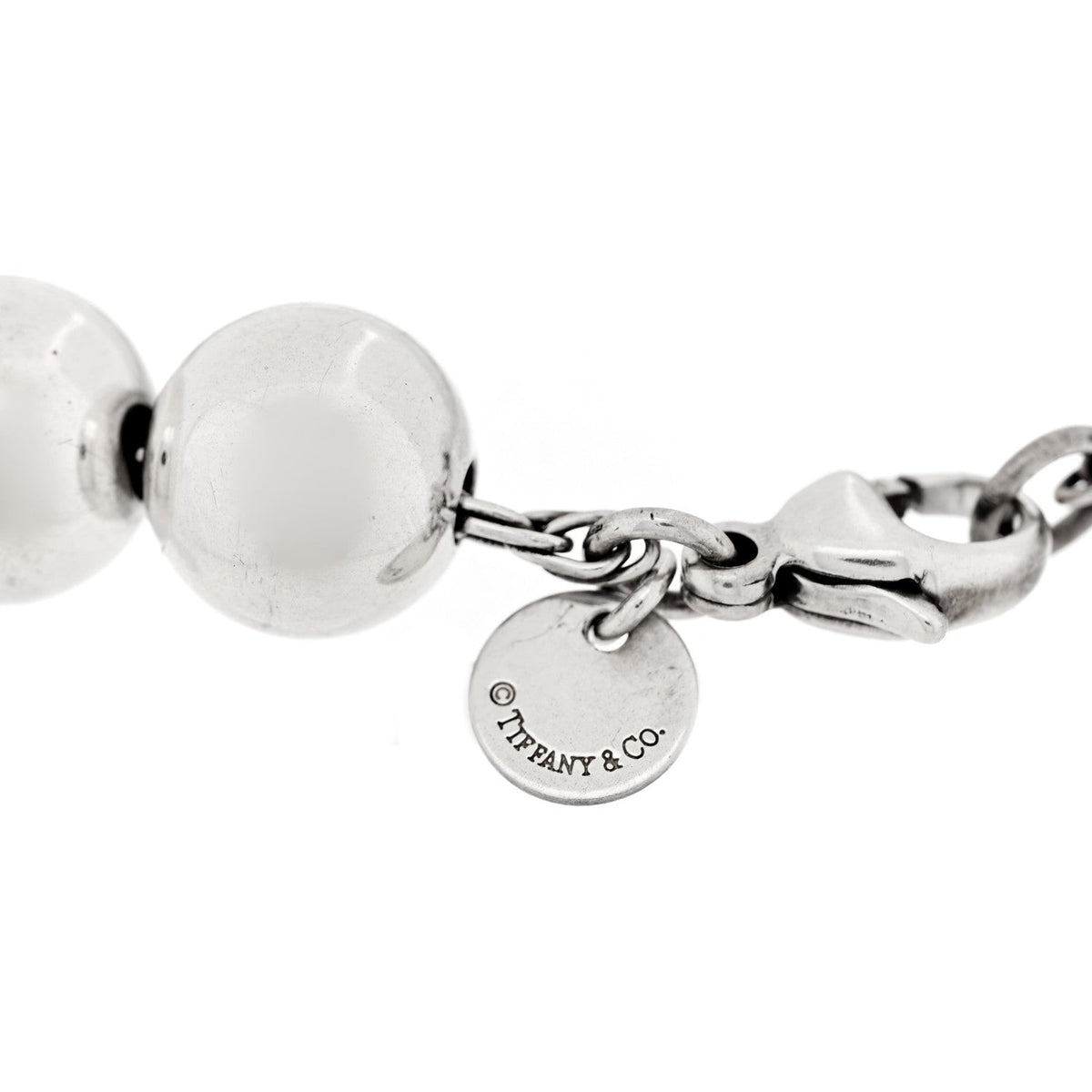 Sterling Silver 10mm Hardwear Ball Bracelet
