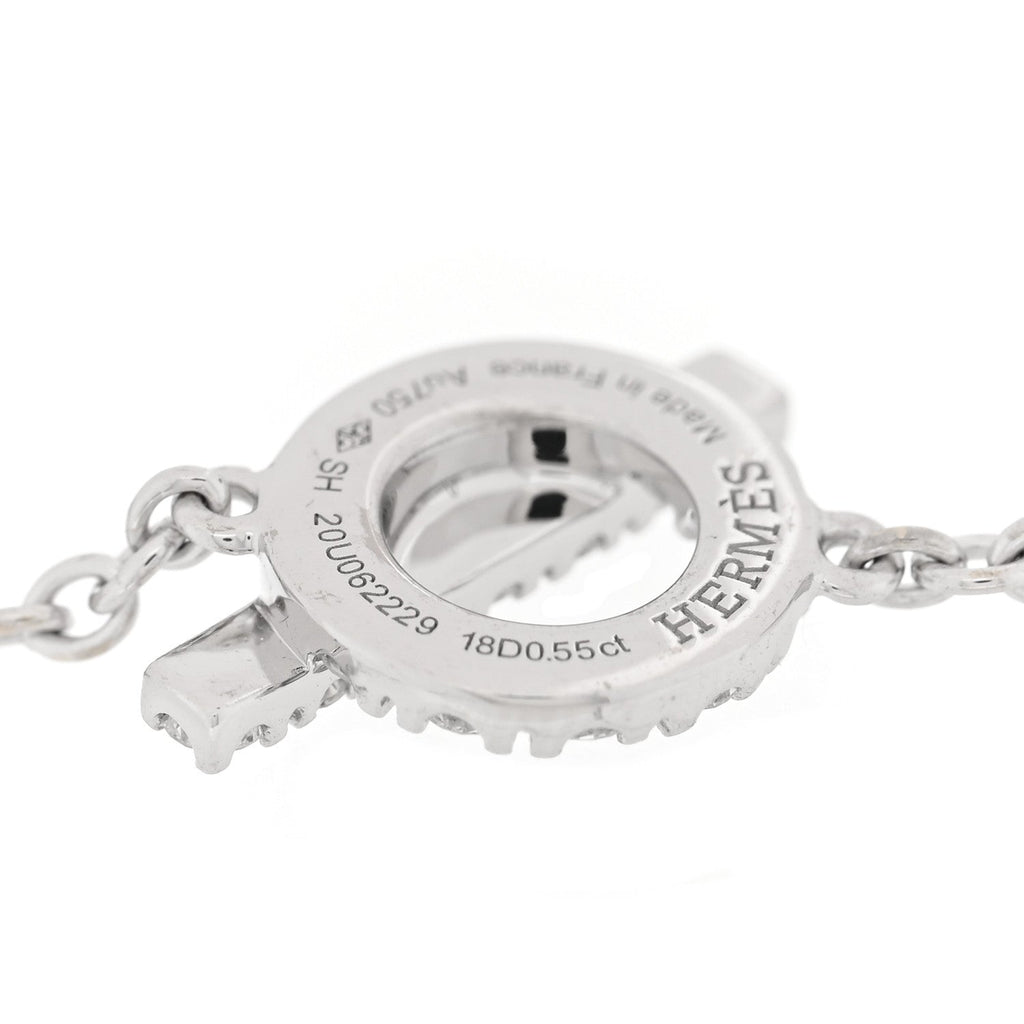 18K White Gold Diamond Finesse Bracelet SH