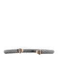 Sterling Silver 14K Yellow Gold 5mm Cable Classics Bracelet
