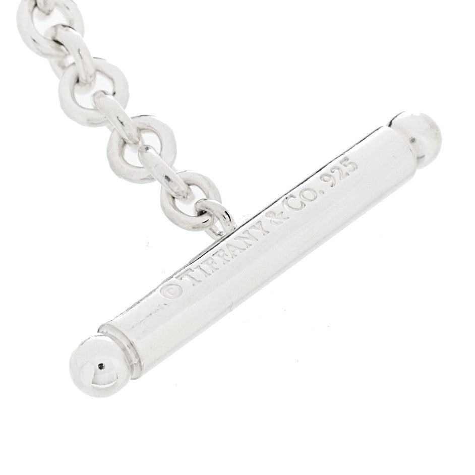 Sterling Silver Black Onyx Bead Toggle Bracelet