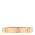 18K Yellow Gold 3.5mm LOVE Wedding Band Ring 58 8.5