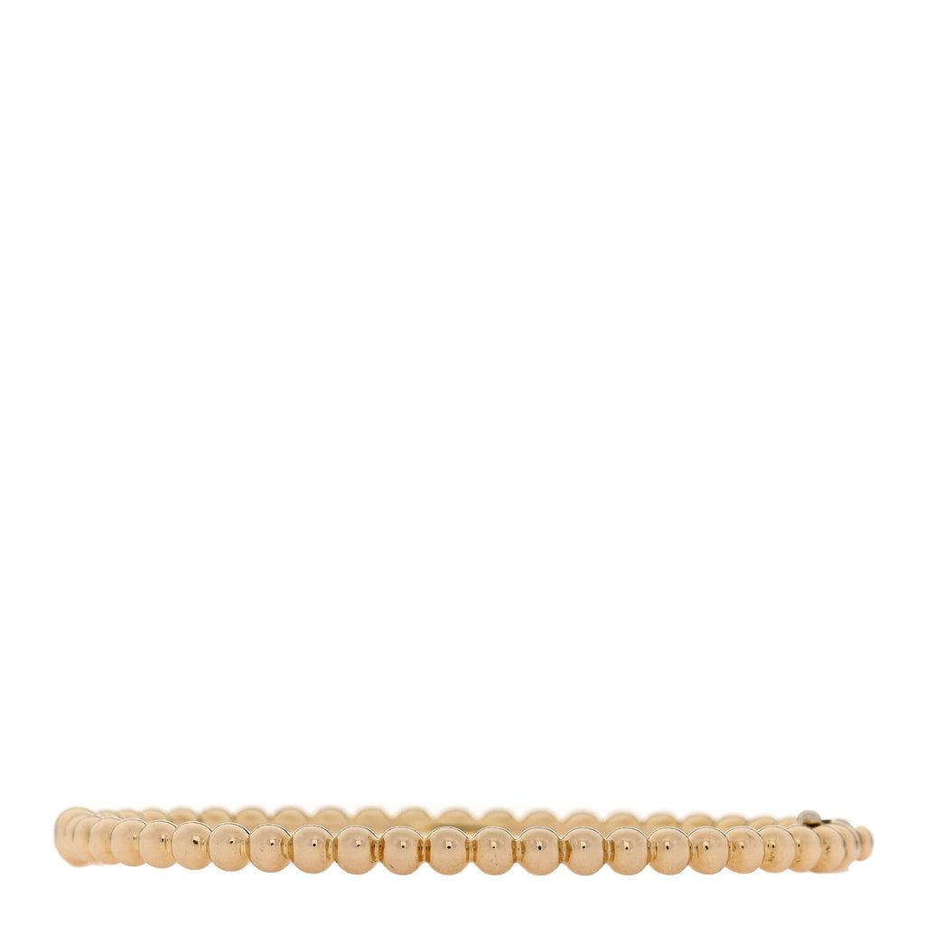18K Yellow Gold Perlee Pearls of Gold Bracelet S