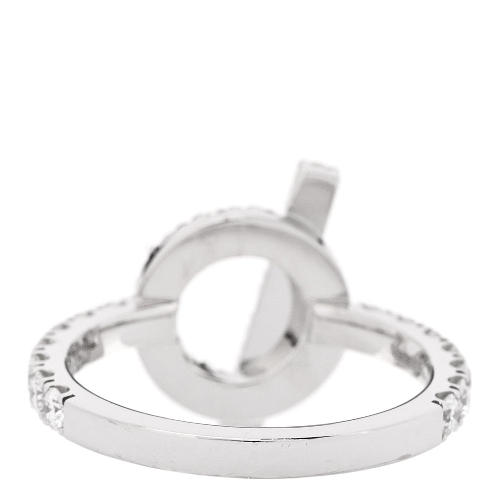 18K White Gold Diamond Finesse Ring 51 5.75