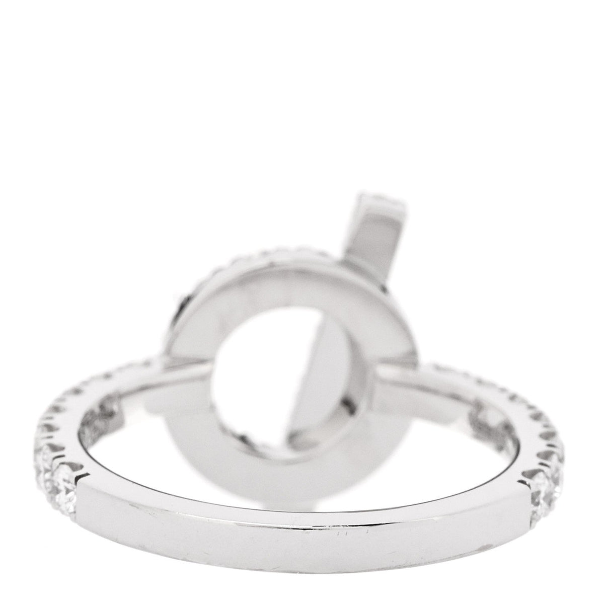 18K White Gold Diamond Finesse Ring 51 5.75