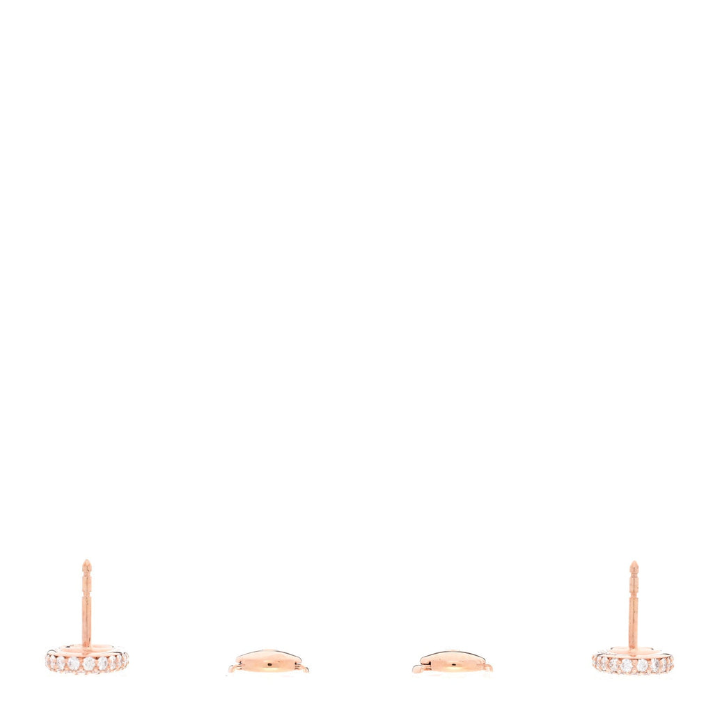 18K Rose Gold Diamond New Farandole Earrings