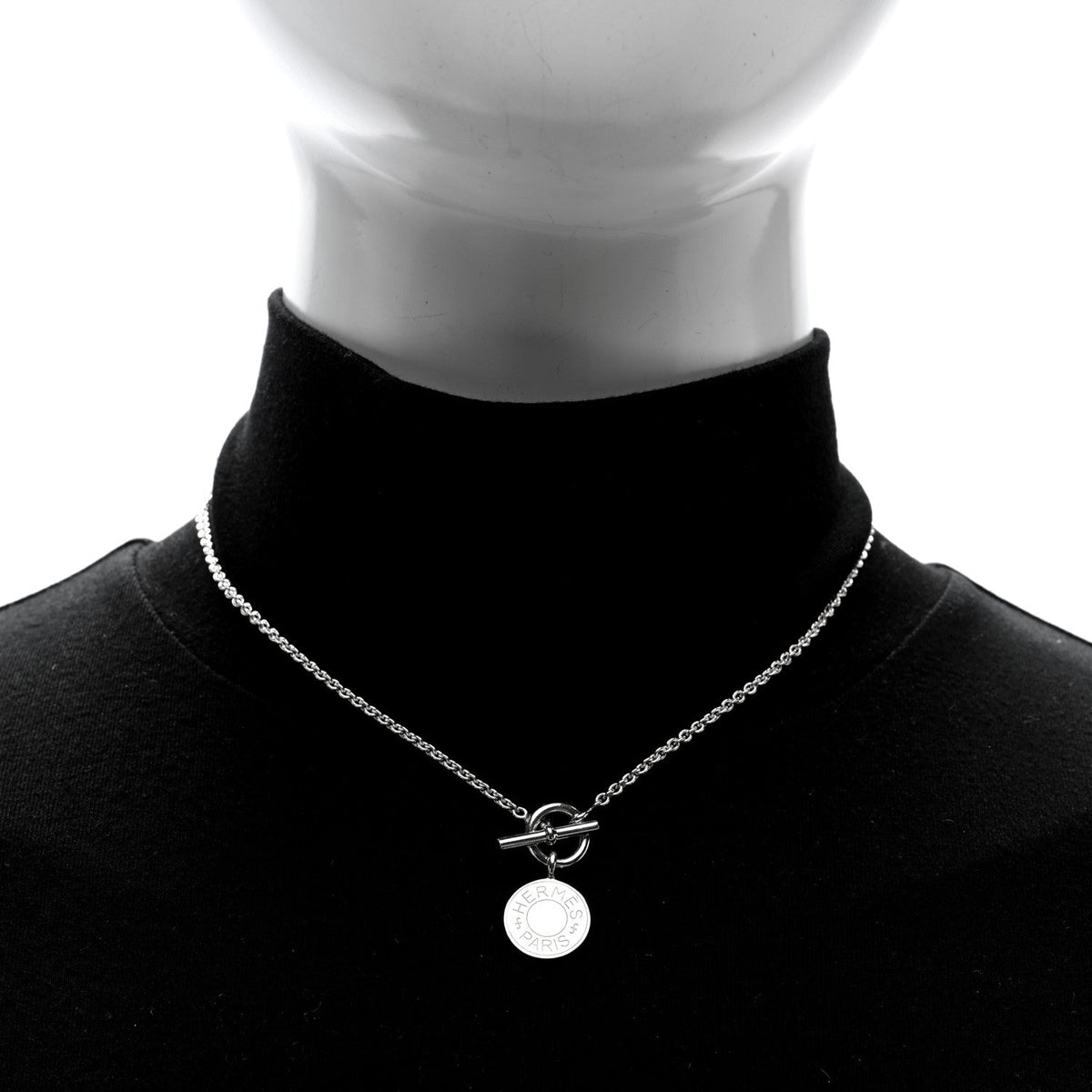 Sterling Silver Amulettes H Confettis Pendant Necklace
