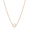 18K Rose Gold Diamond TPM Vertige Coeur Necklace ST