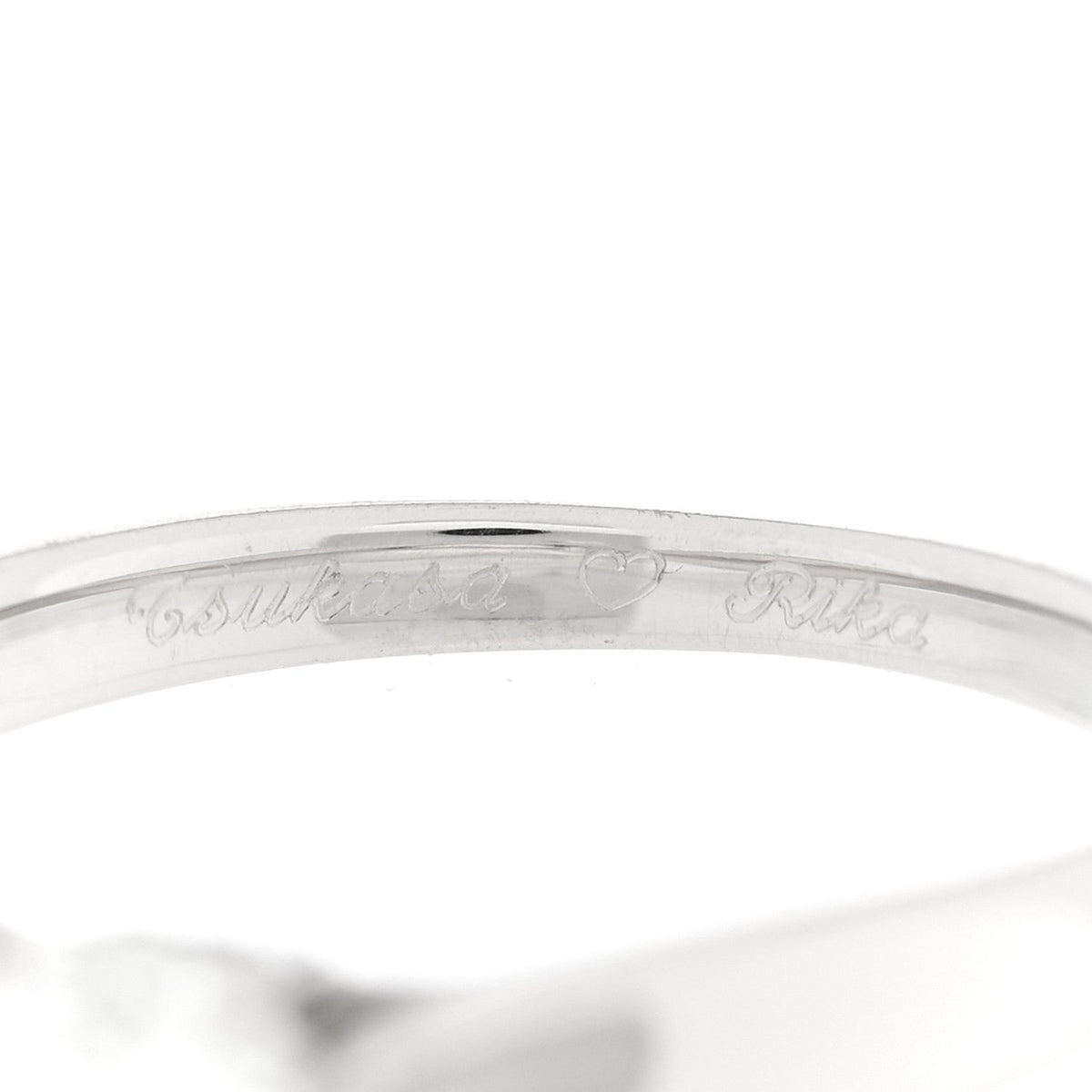 Platinum Diamond .21ct Harmony Solitaire Engagement Ring 48 4.5