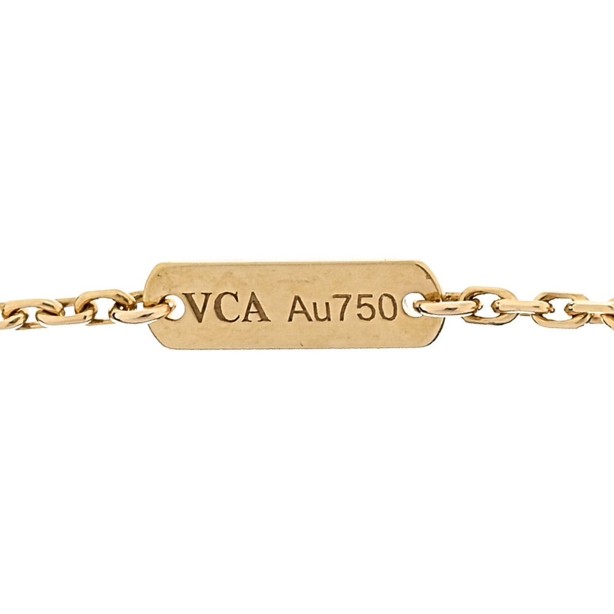18K Yellow Gold Vintage Alhambra Pendant Necklace