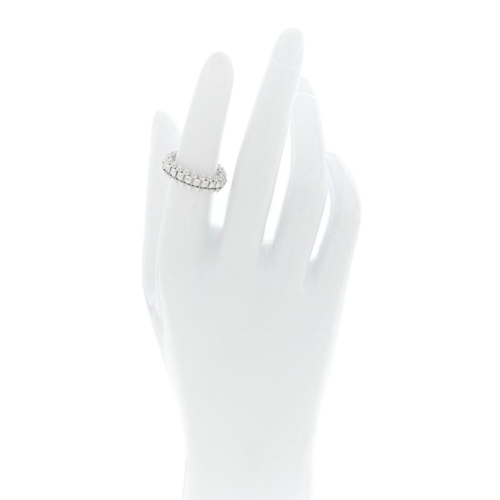 18K White Gold SM Clash De Cartier Ring 51 5.75