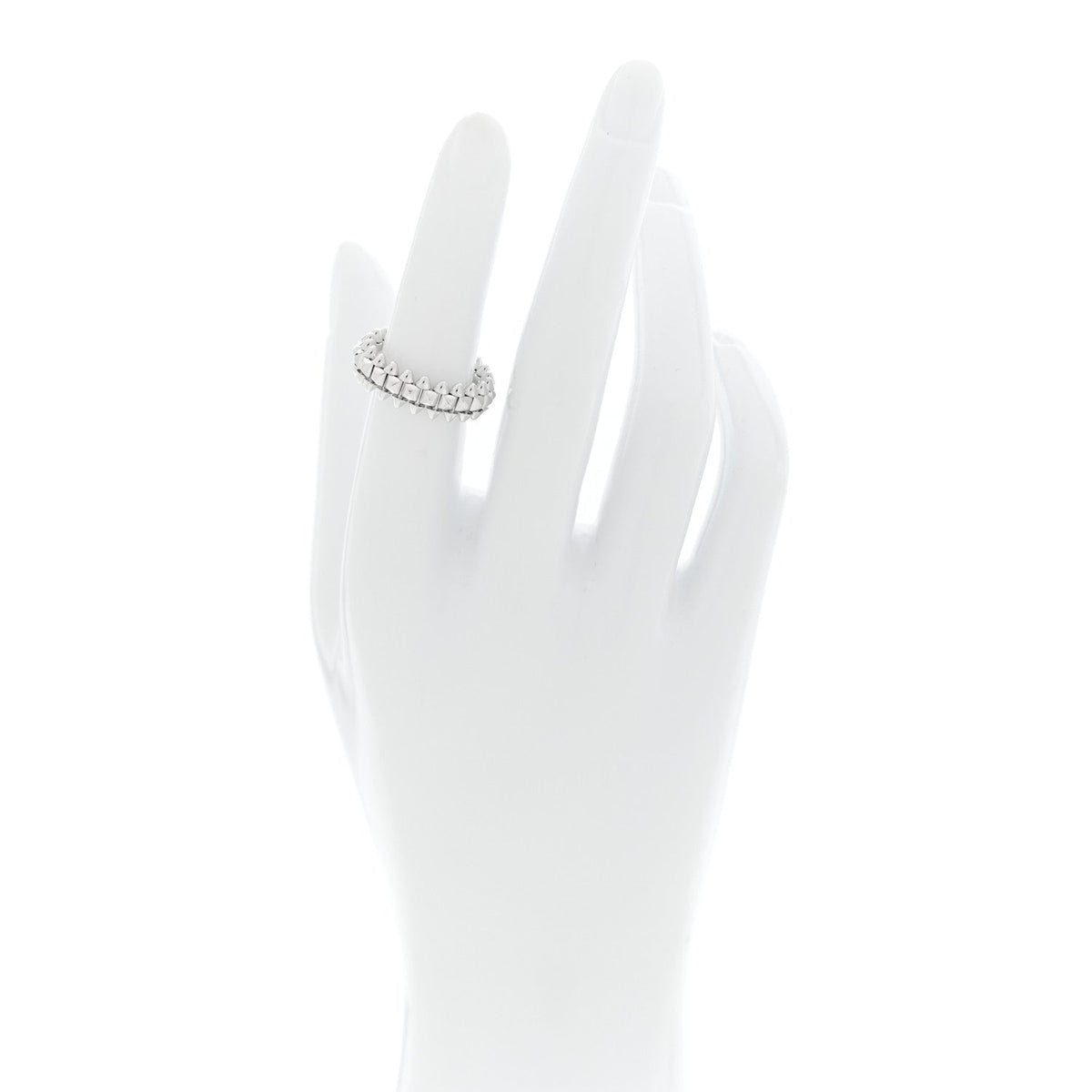 18K White Gold SM Clash De Cartier Ring 51 5.75