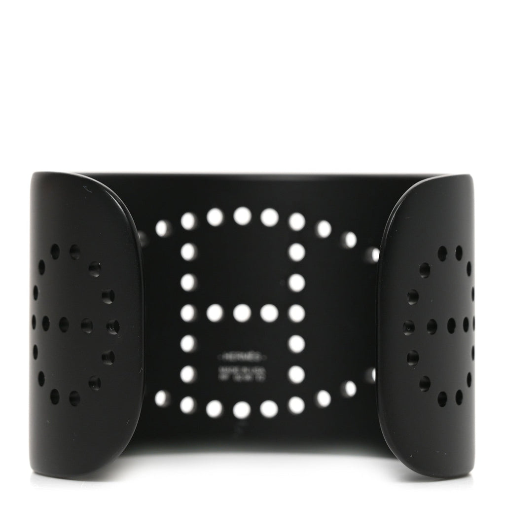 Aluminium Evelyne Sunset Cuff Bracelet T2 Black