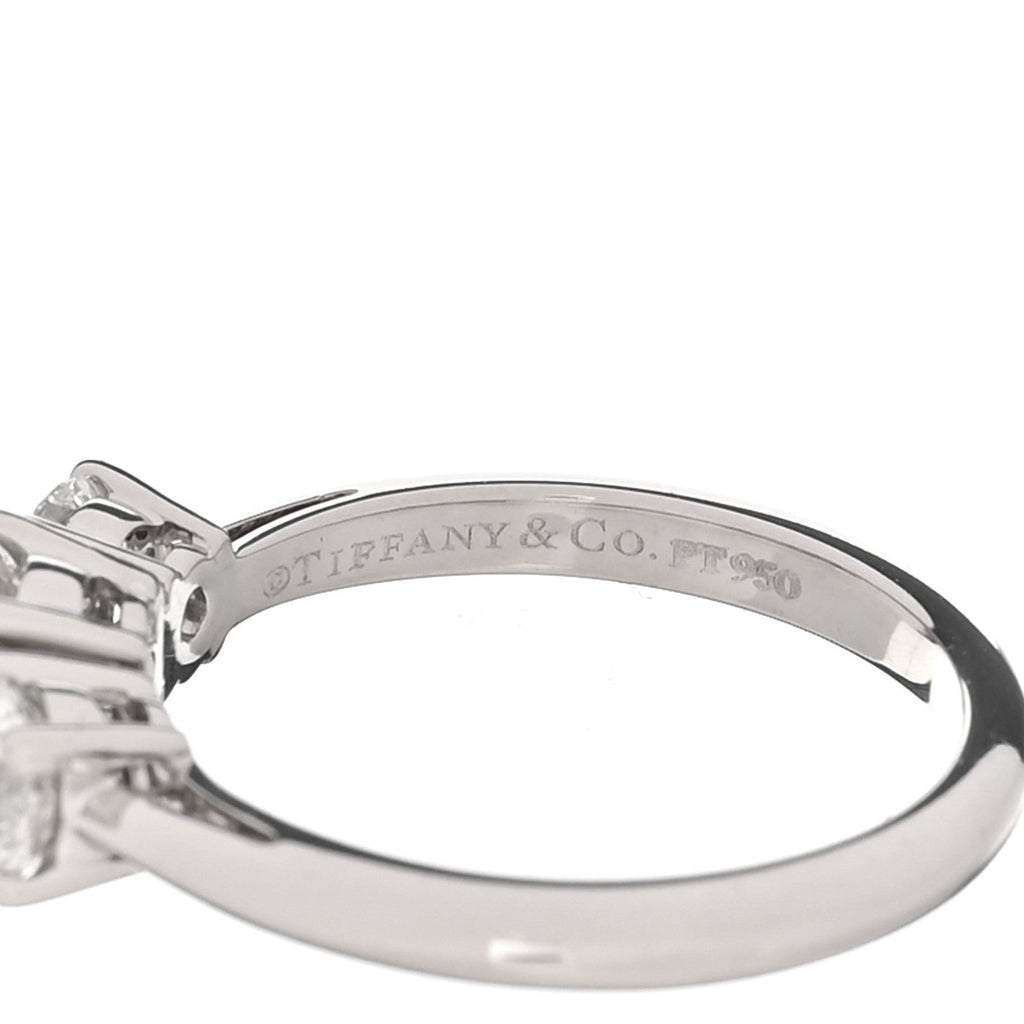 Platinum Diamond 1.25ctw Three Stone Engagement Ring 52 6