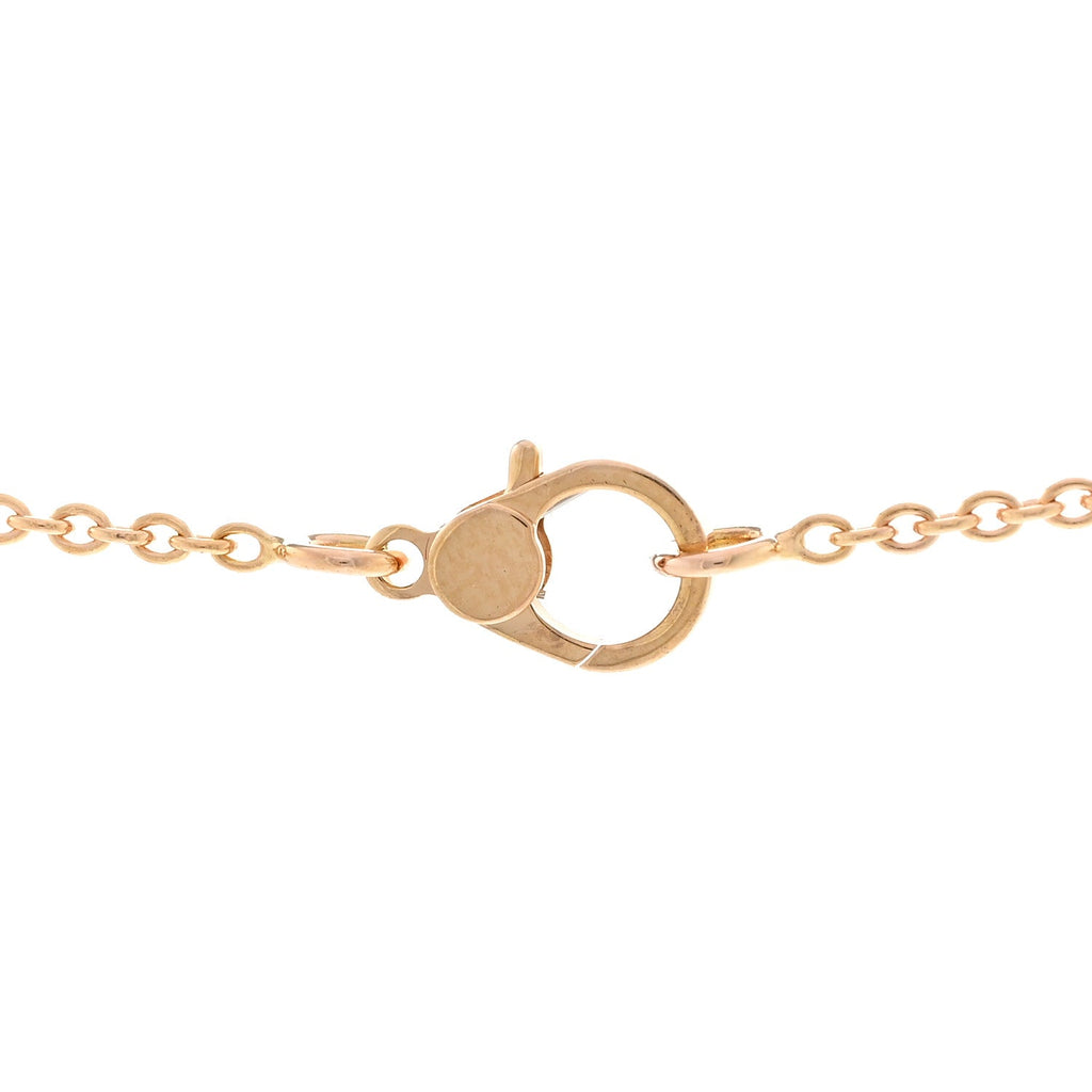 18K Rose Gold Diamond Finesse Pendant Necklace