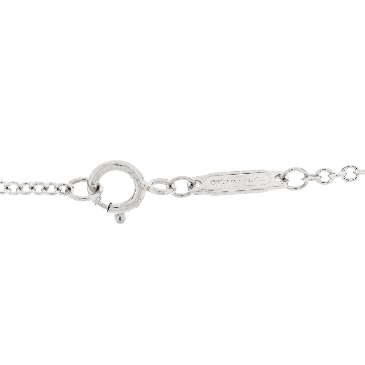 18K White Gold Diamond Knot Pave Necklace