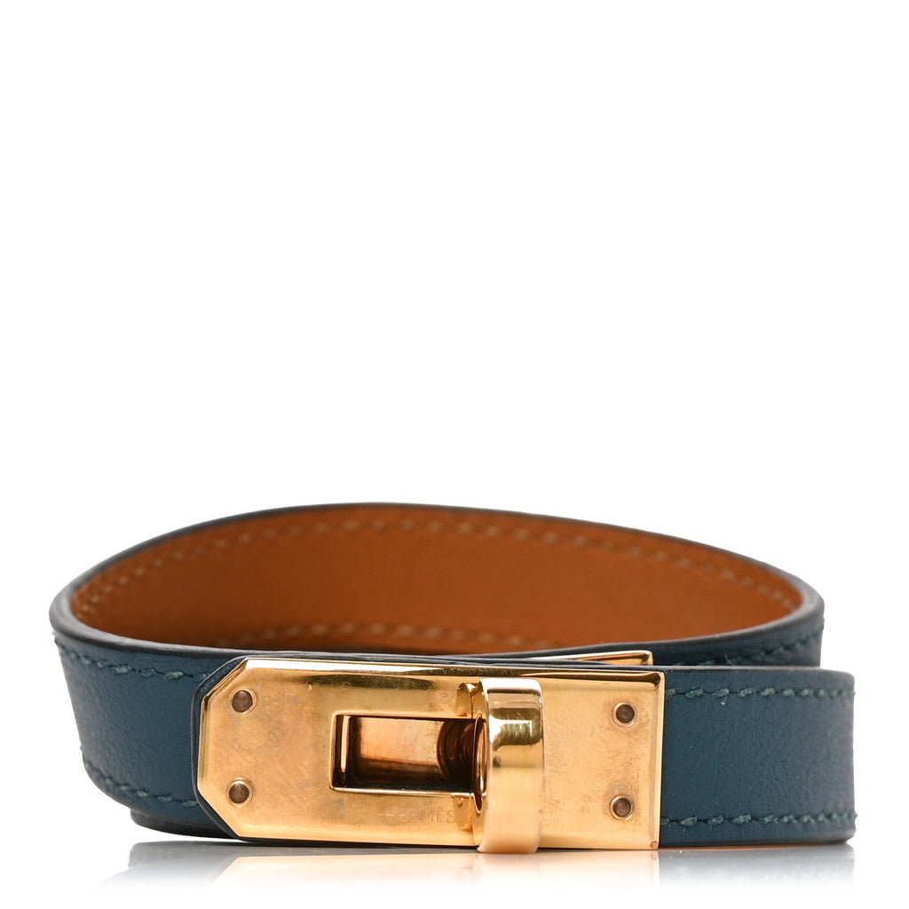 Swift Kelly Double Tour Bracelet S Bleu Agate