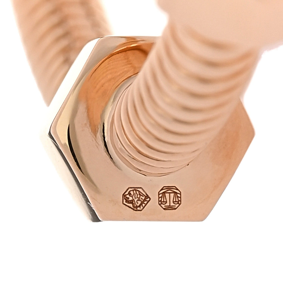 18K Pink Gold Ecrou de Cartier Bracelet 17