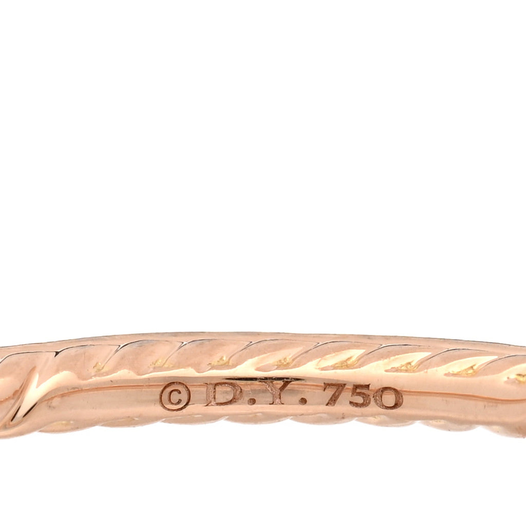 18K Rose Gold Pink Sapphire 1.85mm Eden Eternity Band Ring 66 11.5