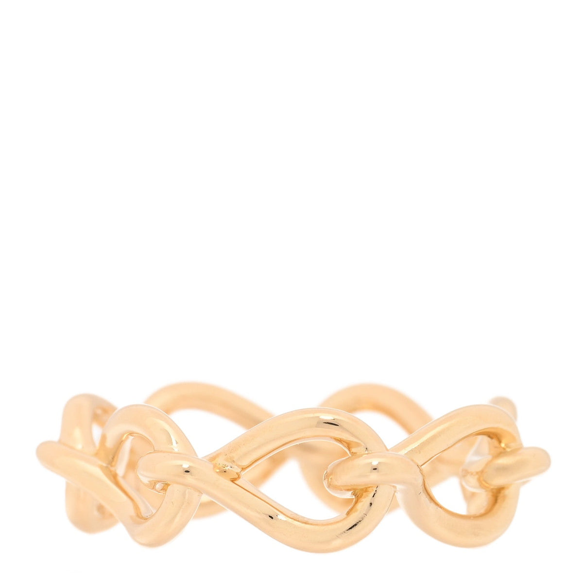 18K Yellow Gold Maillon Infini de Cartier Ring 54 7