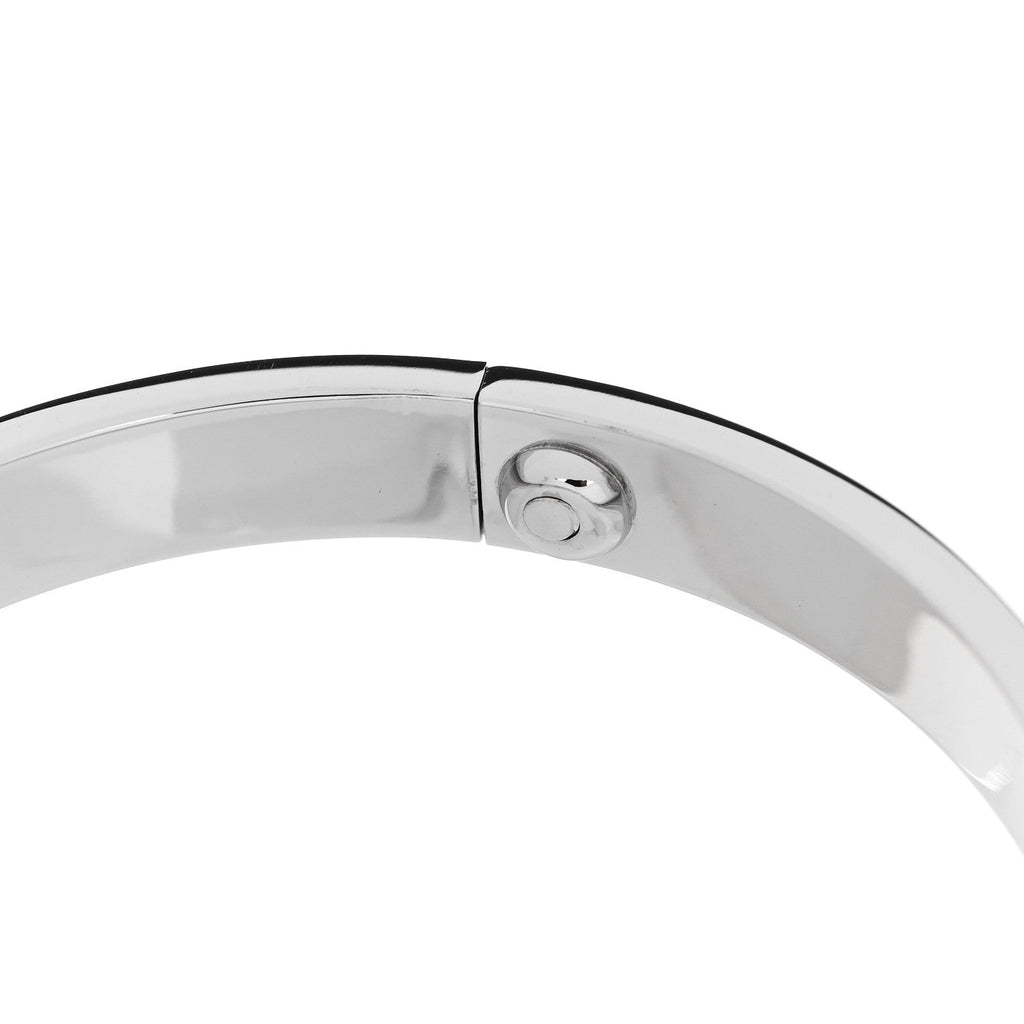 18K White Gold LOVE Bracelet 17