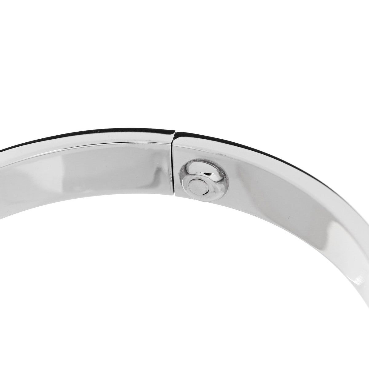 18K White Gold LOVE Bracelet 17