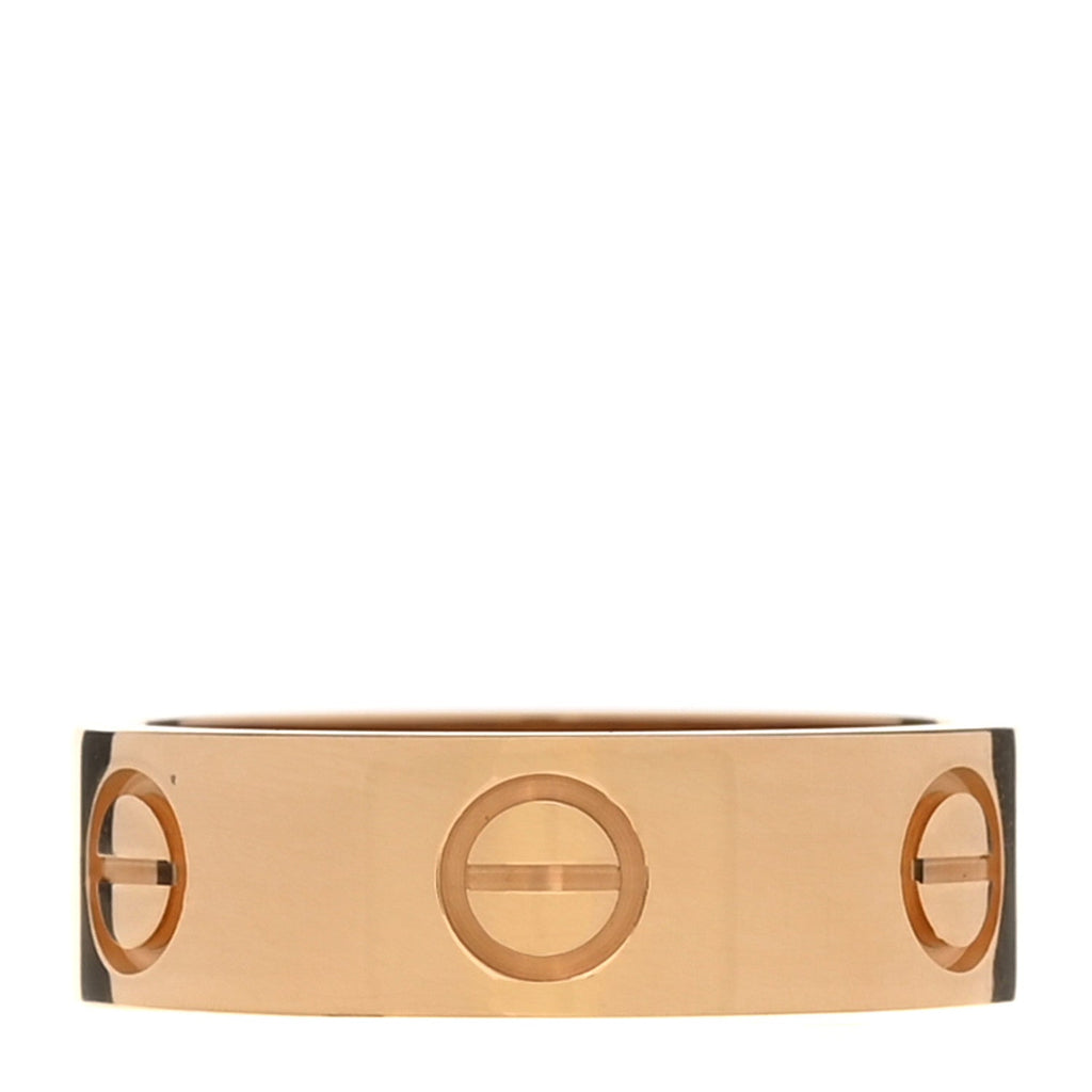 18K Yellow Gold 5.5mm LOVE Ring 50 5.5