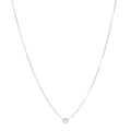 18K White Gold Diamond SM D'Amour Pendant Necklace