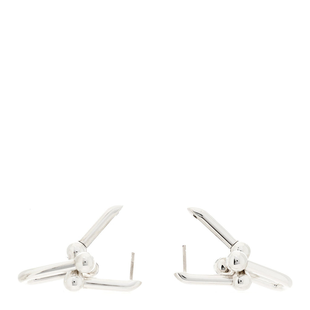 Sterling Silver Large HardWear Link Earrings