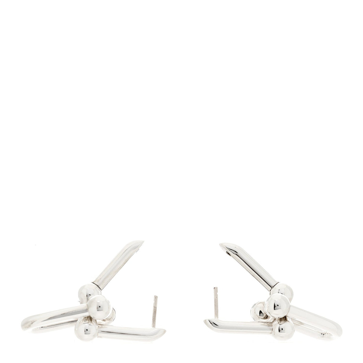 Sterling Silver Large HardWear Link Earrings