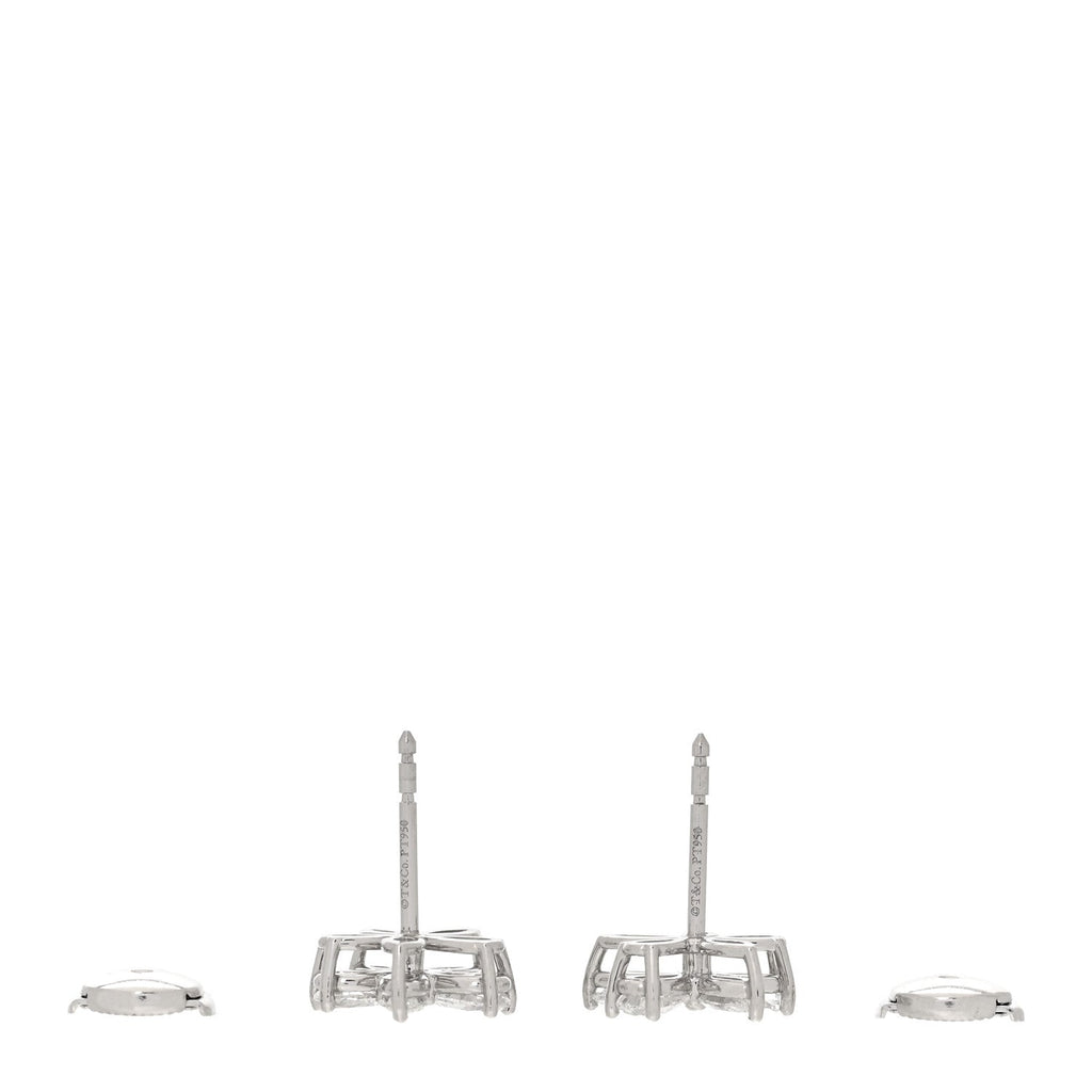 Platinum Diamond Large Victoria Mixed Cluster Earrings