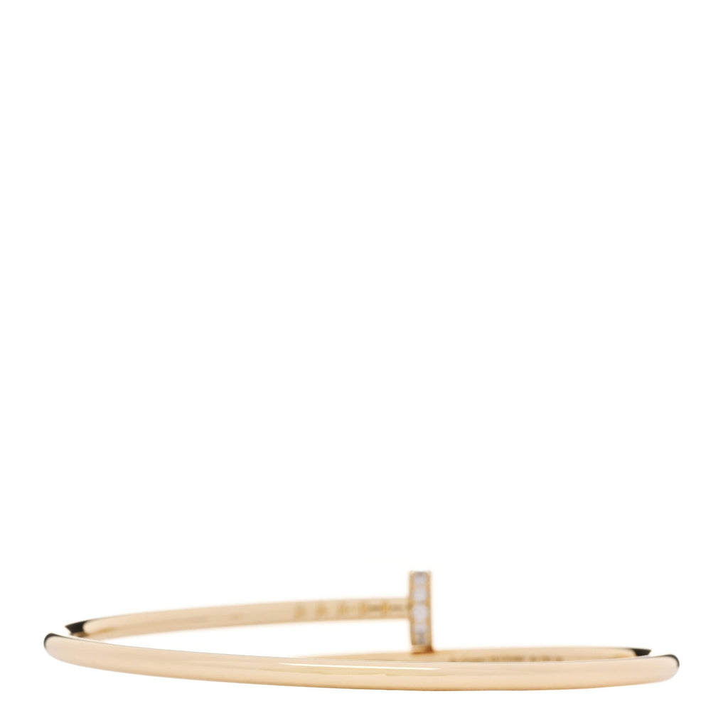18K Yellow Gold Diamond Small Juste Un Clou Bracelet 15