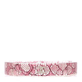 Resin Lace Crystal CC Bangle Transparent Pink