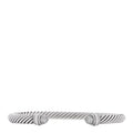Sterling Silver Pave Diamond 5mm Cable Classics Bracelet
